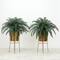 34" Artificial River Fern Plant in Metal Planter with Stand